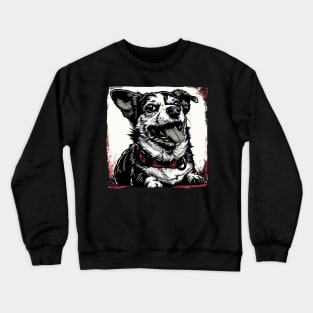 Retro Art Sarabi Dog Lover Crewneck Sweatshirt